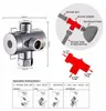 1/2 Zoll 3-Wege T-Adapter Bad Dusche Kopf Arm montiert Produktbild-Vorschau 5