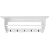 vidaXL Portemanteau MDF Blanc Style Baroque - Patères & Voir les images du produit 3