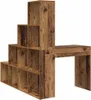 Biurko Narożne Z Półką Stare Drewno 101,5 X 149,5 X 149,5 Podgląd zdjęcia produktu 6