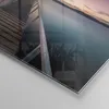 Bilder auf glas - Einteilig - Brücke Rosa Himmel - 50x50cm Produktbild-Vorschau 5