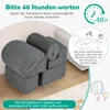 COSTWAY 6dílná vnitřní hrací struktura z lezeckých bloků se Náhled obrázku produktu 5