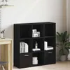 Maison Exclusive - Boekenkast, zwart, eikenlook, 98x29x97,5 Productafbeelding-voorbeeld 1