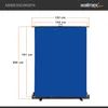 Walimex pro Roll-up Panel Hintergrund blau 155 x 200 cm, Produktbild-Vorschau 5