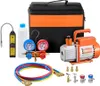 4,5CFM HVAC 1-stufige Vakuumpumpe 150W und Manometer-Kit - Produktbild-Vorschau 9