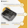 Granitan | Wirtschaftsspüle - PARON - mit Siphon - Schwarz Produktbild-Vorschau 3