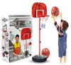 Basketbalový koš pro děti, výškově nastavitelný, s míčem a Náhled obrázku produktu 8