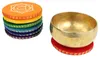 Klangschalenkissen-Set 7 Chakren, groß – 14,5 cm Produktbild-Vorschau 2