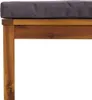 vidaXL 9-tlg. Garten-Lounge-Set mit Auflage Massivholz Produktbild-Vorschau 7