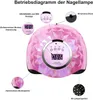OKWISH LED Nagellampe Lichthärtungsgerät 268W Produktbild-Vorschau 6