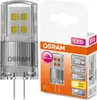 A product shot of an OSRAM LED bulb and its packaging. Produktbild-Vorschau