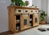 MASSIVMOEBEL24 Sideboard Mango 150x45x90 natur lackiert Produktbild-Vorschau 6