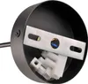 Lampa wisząca BAMBOO czarno-srebrna 1xGU10x10W metal Podgląd zdjęcia produktu 4