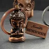 LANOLU Schlüsselanhänger Buddha, lustiges Geschenk für Yoga Produktbild-Vorschau 3