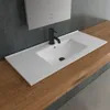 Alpenberger Gäste WC Waschbecken 90 cm Breit | Waschtisch Produktbild-Vorschau 1