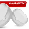 Aschenbecher Glas Matt Rund - 6er Set - Spülmaschinenfest - Produktbild-Vorschau 6