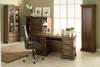 A home office setup with a desk, chair, and storage units. Produktbild-Vorschau