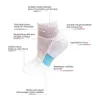 Antibakterielle Silber Sneaker Socken, Größe S, weiß Produktbild-Vorschau 4