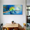 Coloray Canvas 100x50  Wandbild Leinwand Bilder Kunst Vögel Produktbild-Vorschau 3