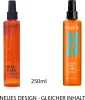 Two bottles of Matrix Total Results Mega Sleek Iron Smoother hair product are shown side-by-side against a white background, with text indicating a new design but the same content. Produktbild-Vorschau