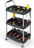COSTWAY Carrello da officina a 3 livelli, carrello multiuso Anteprima dell’immagine prodotto 1