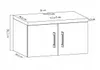 Meubles ADK | Armoire suspendue, 38,2 x 50 x 40,5 cm, Voir les images du produit 3