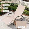 Fauteuil à bascule COSTWAY, transat, chaise longue, Voir les images du produit 7