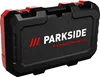 A black and red tool case with the brand name 'PARKSIDE PERFORMANCE' printed on it. Produktbild-Vorschau