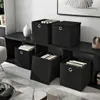 1 Stück Schwarz Faltbox 28 x 28 x 28 cm Aufbewahrungsbox Produktbild-Vorschau 2