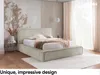 A bedroom scene with a bed as the focal point. Produktbild-Vorschau
