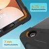 Close-up views of a protective case for a tablet, highlighting its protective features. Produktbild-Vorschau