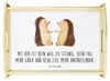 Mr. & Mrs. Panda Bett-Tablett Igel Liebe - Weiß - Geschenk, Produktbild-Vorschau 1