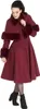 Hell Bunny Mantel Damen Capulet Coat rot XXL Produktbild-Vorschau 5