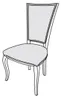 Moderner Sessel Stuhl 1x Esszimmer Fernseh Lounge Sitz Produktbild-Vorschau 1