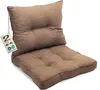 sunnypillow Polster für Gartenmöbel - 2er Set : Sitzkissen Produktbild-Vorschau 1