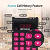 A close-up of a Retekess restaurant pager system with a blurred background of a restaurant. Produktbild-Vorschau