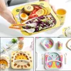 5-dielna súprava detského riadu z bambusu | tanier|, miska, Náhľad obrázku produktu 2