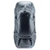 A front view of a gray Deuter backpack against a white background. Produktbild-Vorschau