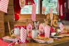 PAPSTAR Motiv-Servietten "Vichy Karo" 330 x 330 mm Produktbild-Vorschau 2
