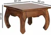 FineBuy Opium Table basse 60 x 40 x 60 cm Sheesham bois Voir les images du produit 3