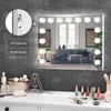 Aquamarin Koupelnové LED zrcadlo Hollywood, 58 x 43 cm Náhled obrázku produktu 1