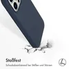 Accezz Liquid Silikoncase iPhone 14 Pro - Dunkelblau Produktbild-Vorschau 3