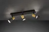 Deckenleuchte, Eisen Stahl, 3-Flammig, L 45 cm Produktbild-Vorschau 5