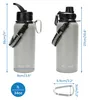 Belle Vous Trinkflasche Edelstahl mit 2 Deckeln - Produktbild-Vorschau 2