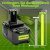 Ryobi 18V Ersatzakku 6,0 Ah, Li-Ion Akku für Ryobi ONE+ Produktbild-Vorschau 6