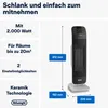 De'Longhi HFX65V20 Chauffage céramique 2000W pour 60m³ Voir les images du produit 3