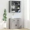 vidaXL Highboard Grey Sonoma Dřevěný materiál Náhled obrázku produktu 3