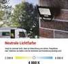 LED reflektor GLARO 10W, schwarz, IP65, 1000 lm, neutralweiß Podgląd zdjęcia produktu
