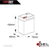 Akku 6V 5AH GEL Batterie Blei Akku USV UPS ersetzt 4,5Ah Produktbild-Vorschau 3