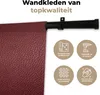 MuchoWow® Wandteppich Wandbehang Leder - Lederoptik - Rot - Produktbild-Vorschau 3