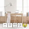 Prodlužovací kabel - kostka 1,9 m / 4 zásuvky / bílý / PVC / s USB / 1 mm2 Náhled obrázku produktu
